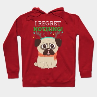 Christmas pug Hoodie